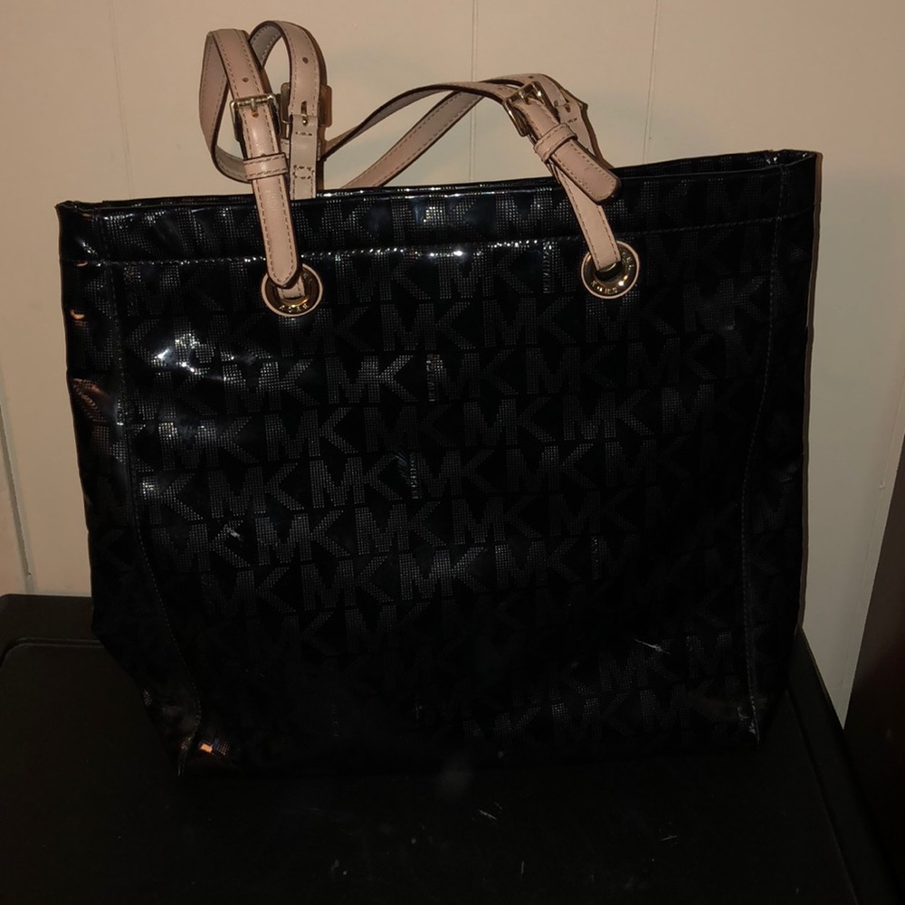 Michael Kors black and gold Bag